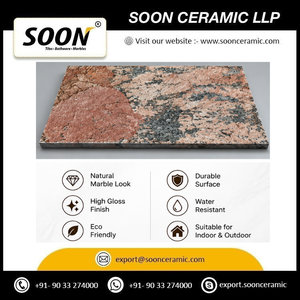 Mármol Calcita Pulido VOLCANO RED HYDRO Ecológico con Vetas Negras, Blancas y Verdes, Gran Losa, Diseño 3D, para Pared de Sala de Estar Moderna - Product Image 4