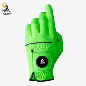 Guantes de Golf de Cuero Genuino de Alta Calidad y Durabilidad, Color Personalizado, Piel de Cordero, Tela de PU, Deportivos - Product Image 5