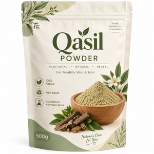 Poudre de feuilles de Qasil végétale naturelle en gros 500g – Extrait botanique de qualité cosmétique premium pour les cheveux - Product Image 1