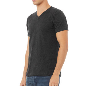 T-shirts pour hommes personnalisés, pas chers, 100% coton, logo sur le devant, séchage rapide, respirants, manches courtes, coupe classique, vente en gros - Product Image 2
