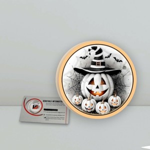 Palette d'outils pour extensions de cils magnétiques en acrylique, personnalisée, de haute qualité, avec motifs citrouille d'Halloween, cœur, cercle, fleur, carré - Product Image 1