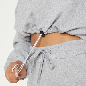 Survêtements slim fit de haute qualité 100% coton pour femmes, ensembles de survêtements à manches longues, élégants, légers, séchage rapide, ensemble 2 pièces - Product Image 5