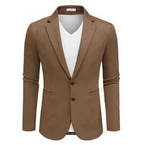 Blazer décontracté pour homme, nouveau design, confectionné en tissu doux et lisse, offrant un look moderne et confortable pour toutes les saisons. - Product Image 1