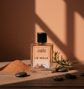 Fragancia Masculina con Aroma Amaderado y Terroso, Le-Male Eau De Parfum, Botella de Vidrio Cuadrada Transparente, con Infusión de Romero, Lujoso, Clásico, Portátil y Duradero - Product Image 1