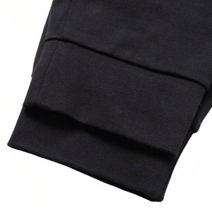 Custom Unisex Hoodies Jogger Sets Fleece Men’s Custom Black Tracksuit Set Long Sleeve <b>Sweatshirt</b> & Jogger Pants Sportswear - Product Image 5