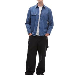 Camisa Vaquera Casual Cómoda para Hombre, Transpirable, Antibolitas, Tela de Algodón Personalizable, Venta al por Mayor - Product Image 2