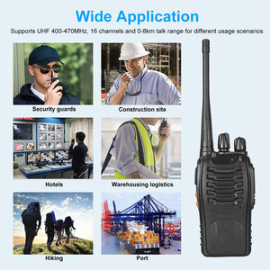 <span class=keywords><strong>BF</strong></span>-888S 2 gói Walkie Bộ đàm UHF 16CH 400-470MHz dài phạm vi hai cách cho đài phát thanh <span class=keywords><strong>2X</strong></span> - Product Image 1
