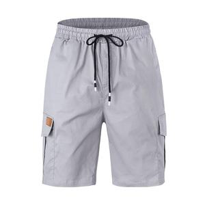 Hot Selling <b>Men's</b> Cotton Summer <b>Shorts</b> <b>with</b> Casual <b>Pockets</b> OEM Customizable Solid Pattern Cargo <b>Shorts</b> - Product Image 1