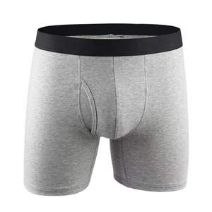 Calzoncillos Bóxer de Algodón y Elastano para Hombre en Varios Colores, Ropa Interior Elástica Transpirable Ecológica, Proveedor OEM, Precio al por Mayor - Product Image 3