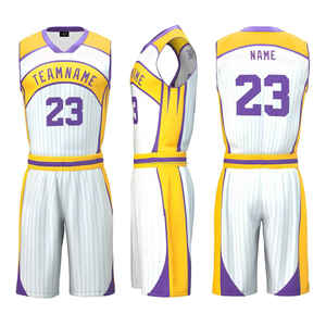 Camisetas de Baloncesto Sublimadas Personalizadas, Ropa Deportiva para Hombre, Tallas Grandes, Transpirables y que Absorben la Humedad, de Poliéster - Product Image 1
