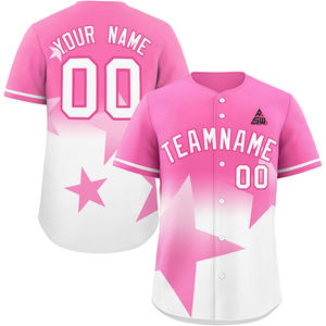 Maillot de baseball personnalisé pour homme, manches courtes, uni, respirant, en polyester, col boutonné, nom et numéro personnalisés, uniforme d'équipe - Product Image 4