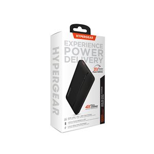 Power Bank Nero da 10000mAh 20W PD + USB, Comodo Compagno di Viaggio per Ricarica in Movimento - Product Image 3
