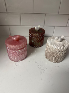 UO Crafts Stylish Eco-Friendly Stackable Heat able Resin Jar <b>Set</b> Beautifully Crafted for Home Decor Food Perfect Gift for Busine - Product Image 1