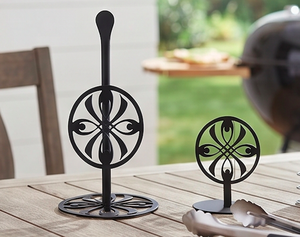 Modern Metal <b>Paper</b> Holder With Circular Design Ideal For <b>Kitchen</b> Free Standing Style For Bathroom Use And <b>Kitchen</b> Use - Product Image 4