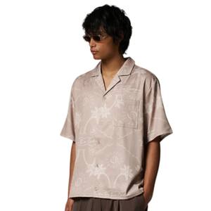 Camisa de Verano con Estampado de Palmeras para Hombre, Corte Holgado, Manga Corta, Estilo Hawaiano, Ropa Casual para Vacaciones en la Playa, Tendencia - Product Image 3