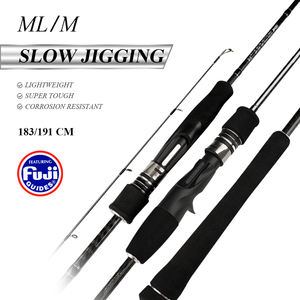 Canne à Pêche Haute Qualité 30T Carbone Élevé Fuji, Canne Sincère pour Spinning, Casting et Slow Jigging en Mer et Eau Douce - Product Image 1