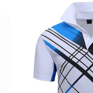 Servicio OEM, Camiseta de Golf para Hombre con Logotipo Personalizado, Alta Calidad, 100% Algodón, Transpirable, Color Sólido, Diseño Personalizado, Polo para Hombre - Product Image 5