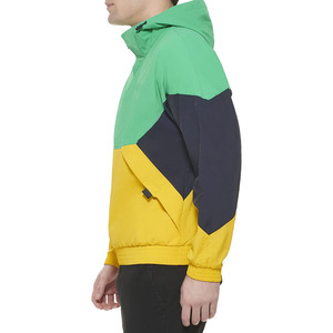 เสื้อแจ็คเก็ตกันลมผู้ชายแบบมีฮู้ด น้ำหนักเบา ผลิตจากไนลอน 100% ป้องกันลม เหมาะสำหรับกิจกรรมกลางแจ้ง เดินป่า และการเดินทาง - Product Image 3