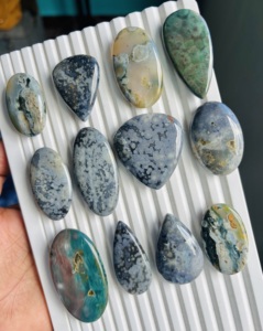 Cabujones de Jaspe Oceánico 100% Natural de Excelente Calidad, Gemas Sueltas Hechas a Mano en Formas y Tamaños Variados para Joyería, ASHU GEMS - Product Image 1
