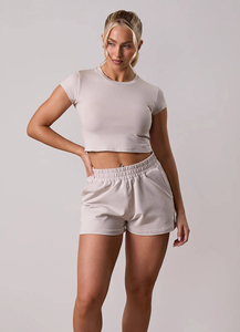 Seamless Women High <b>Waist</b> Biker Shorts Breathable Moisture Wicking Quick Dry Gym Workout Yoga Shorts Set - Product Image 5