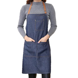 Cape de coiffure personnalisée en coton épais, cuir et polyester, imperméable, antistatique, confortable, durable, avec poche, réutilisable, pour usage quotidien - Product Image 1