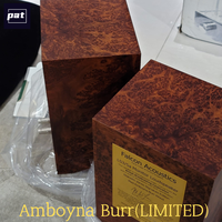 Enceinte de monitoring Hi-Fi Falcon Acoustics LS3/5A Gold Badge Amboyna Burr Square Bookshelf 3 canaux 15 ohms Audio haute résolution