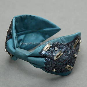 Serre-tête perlé Pickleball 2025 – Nouveauté très prisée pour bébés filles, serre-tête lumineux en ruban de haute qualité, marque de créateur populaire, vente en gros - Product Image 2