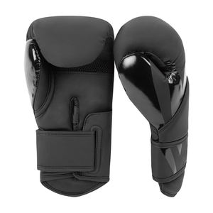 Guantes de Boxeo de Cuero para Hombre, Piel de Vacuno Genuina, con Cordones, para Competencia, 10oz 12oz, Espuma de Látex Multicapa, Guantes Profesionales para Sparring - Product Image 2