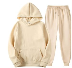 Men Casual Sports Tracksuit Hoodie <b>Jacket</b> and Jogger Sweatpants Two Piece Gym <b>Workout</b> Set - Product Image 2