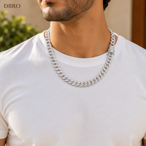 Hip Hop Moissanite Cuban Link <b>Chain</b> <b>Iced</b> <b>Out</b> Brilliant Round Cut Necklace 925 Sterling Silver Gold Plated Unisex - Product Image 6