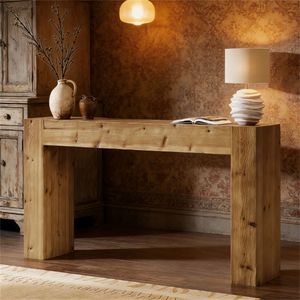 <b>Solid</b> <b>Wood</b> Console Table for Sofa Entrance <b>Desk</b> or Main Console - Product Image 2