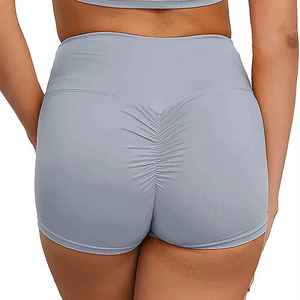 Shorts de Mezclilla para Mujer, Casuales, de Verano, Cintura Media, Personalizados, OEM, al por Mayor, Elegantes, con Dobladillo - Product Image 3