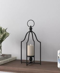 Lanterne de table en métal haut de gamme, élégante, pour intérieur et extérieur, à prix avantageux - Product Image 5