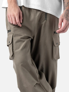 Pantalones Cargo Casuales de Moda para Hombre al por Mayor, Diseño Holgado con 6 Bolsillos Laterales, Algodón Impermeable de Alta Calidad, Directo de Fábrica - Product Image 4