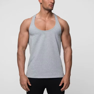 Custom <b>Men</b> Sleeveless Tank Top Gym Wear Bodybuilding <b>Stringer</b> <b>Vest</b> Breathable Quick Dry Fitness Sports Shirt - Product Image 4