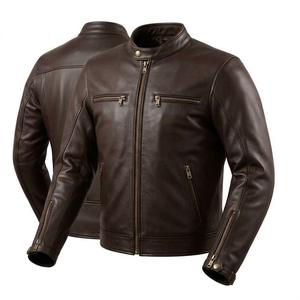Chaqueta de Calidad Boutique para Hombre, Chaquetas de Motociclista de Cuero, Ropa de Piel de Oveja Premium, Tendencia en EE. UU. - Product Image 6