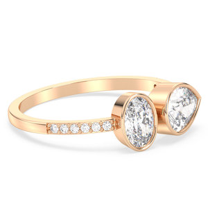 แหวนแต่งงาน REYES แบบสั่งทำพิเศษ ทองคำชมพู 14K ประดับเพชรโมอิสซาไนต์ ได้รับการรับรองจาก GRA สำหรับผู้หญิง ราคาขายส่ง เครื่องประดับคุณภาพสูง - Product Image 3