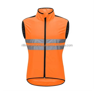 WOSAWE Men <b>Reflective</b> Breathable Windproof <b>Cycling</b> Vest Night Safety Lightweight Bike Gilet for Outdoor Sports - Product Image 4