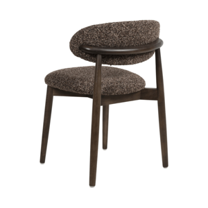Modern Upholstered <b>Dining</b> <b>Chair</b> Solid Wood Frame Fabric <b>Dining</b> <b>Chair</b> Luxury Restaurant Cafe Furniture - Product Image 3