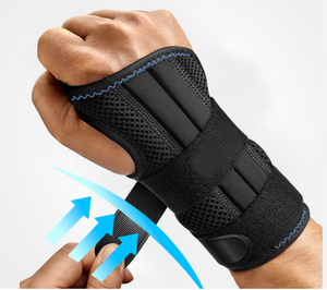 Wrist Brace Neoprene Breathable Eco-friendly Support with Buckle Closure for Adults Carpal Tunnel Sport Outdoor <b>Classic</b> Style - Product Image 3