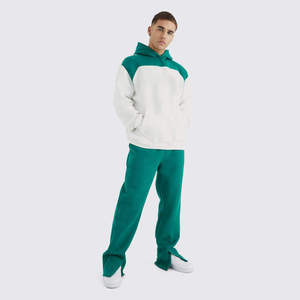 Survêtement vierge personnalisable en gros, 100% Polyester / Coton, qualité supérieure, prix usine, en molleton technique pour le jogging - Product Image 1