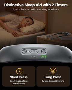 Lámpara de Lectura LED Ergonómica Recargable por USB C de 1600 mAh, de Larga Duración, Portátil, con Colgador Flexible para el Cuello, Ayuda para Dormir - Product Image 4