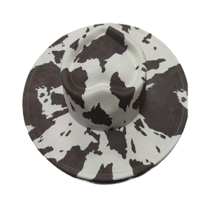 Chapeau Fedora en polyester tendance pour femmes et hommes, style classique, décontracté, à large bord, chapeau jazz - Product Image 5