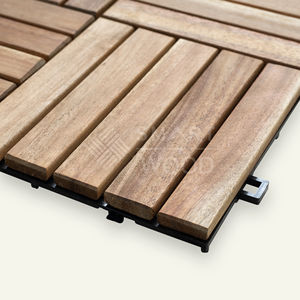 กระเบื้องพื้นระเบียง Weather-Shield WPC Hybrid Acacia: รุ่น UltraFlow |   พื้นปูพื้นแบบประกบกันกันลื่นรุ่นใหม่สำหรับพื้นที่จราจรหนาแน่น - Product Image 4