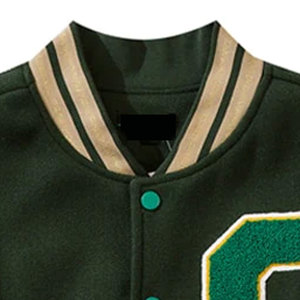 Chaqueta Moderna Estilo Letterman con Parches, Materiales de Calidad, para Uso Diario en Invierno - Product Image 3