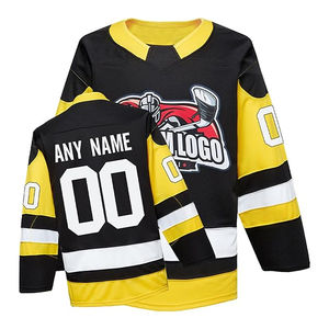 Jersey de Hockey sobre Hielo Personalizado al por Mayor, Sublimado, Transpirable, de Secado Rápido, con Logotipo para Nombre de Equipo OEM - Product Image 4