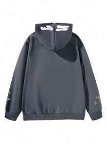 Premium full-face hoodie crafted from soft, durable cotton, featuring a full <b>zip</b> closure and a stylish, edgy design. - Product Image 4