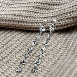 Pendientes Largos Bohemios de 7 Chakras, Plateados, con Símbolos Espirituales Sagrados, para Mujeres, Yoga, Meditación, Fiestas y Regalos, Venta al Por Mayor - Product Image 2