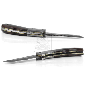 Handmade Damascus Steel Folding Knife DD-FK-609 Rosewood Handle 195mm Outdoor <b>Survival</b> Hunting Camping Pocket Multi-Tool Hot - Product Image 4