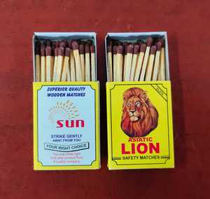 Custom Printed Slim Matchboxes Branded Wooden <b>Match</b> <b>Box</b> Premium Cardboard Material Export Quality Best Price for Gifts - Product Image 1